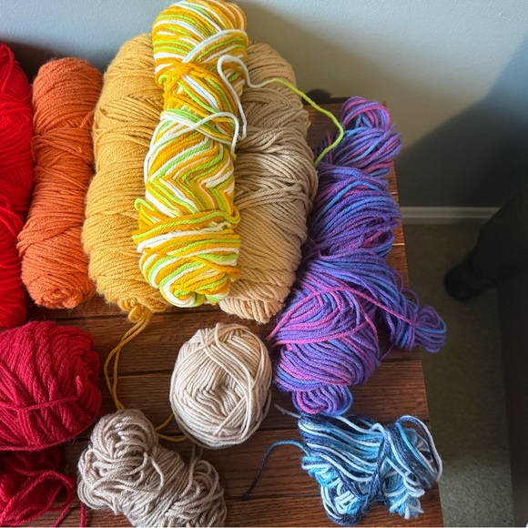 Colorful Yarn Bundle for Crafting - Picture 6 of 7
